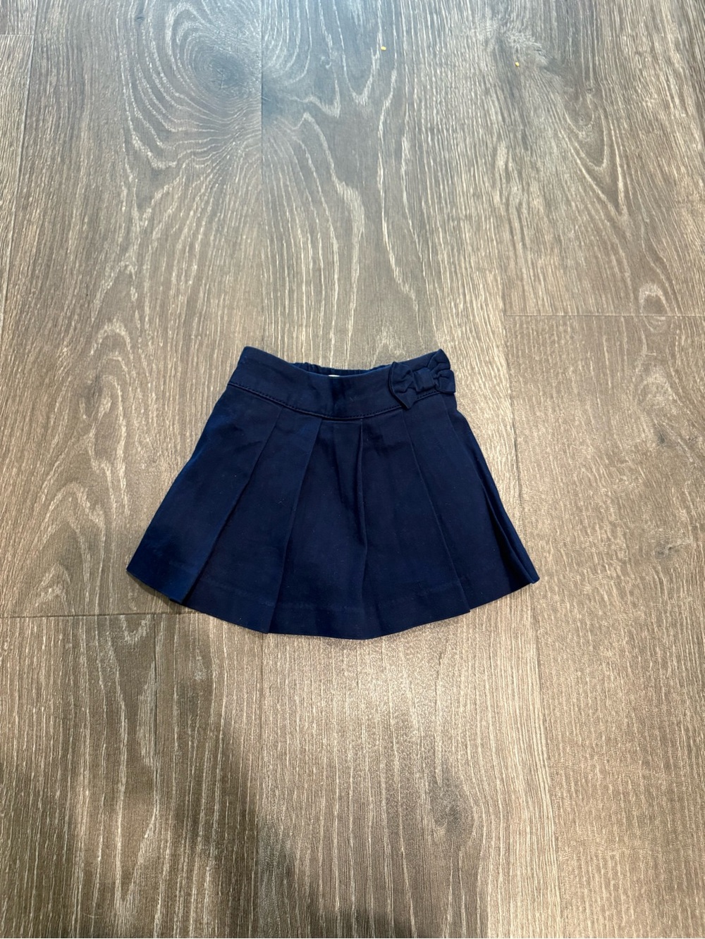 NWT Children’s Place 2T Navy Pleated Skirt with Side Bow - School Uniform